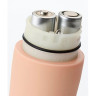 Персиковый рифленый мини-вибратор IROHA ZEN HANACHA - 12,7 см HMZ-02